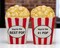 Ceramic Popcorn Salt and Pepper Shakers, Popcorn Lover Gift, Father's Day Gift